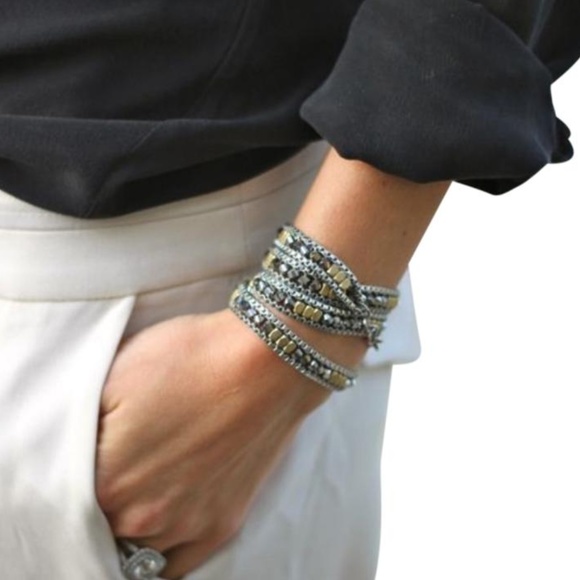 :: Stella & Dot⚜️🌚⚔️Luna Wrap Bracelet/Necklace - Picture 2 of 10